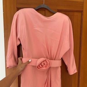 Vintage peach late 50s dress